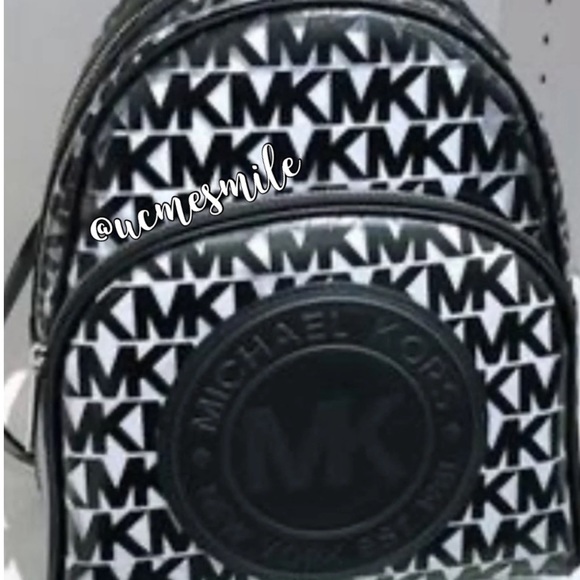 Michael Kors Monogram Backpack - Picture 7 of 10